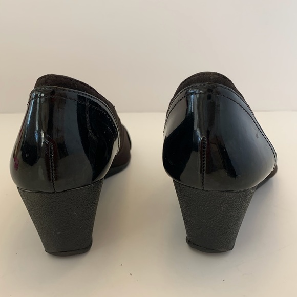 Anne Klein Sport “Tamarow” Black Fabric Wedge 6M - Picture 7 of 8